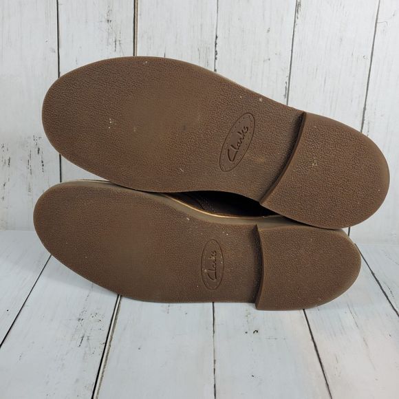 Clarks Bushacre 2 Size 10.5 Chukka Desert Leather Boots 15522 Ankle High Mens main image 10
